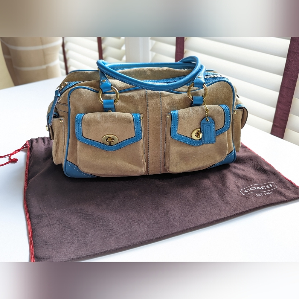 Coach Hampton Large Pocket Satchel